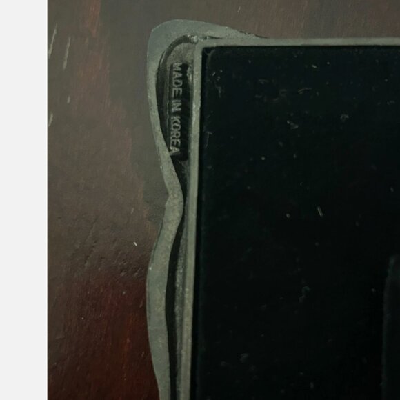 Vintage NOS 1989 Semo Pewter Photo Frame 5 x 7" Made in Korea w/Box - Picture 5 of 8